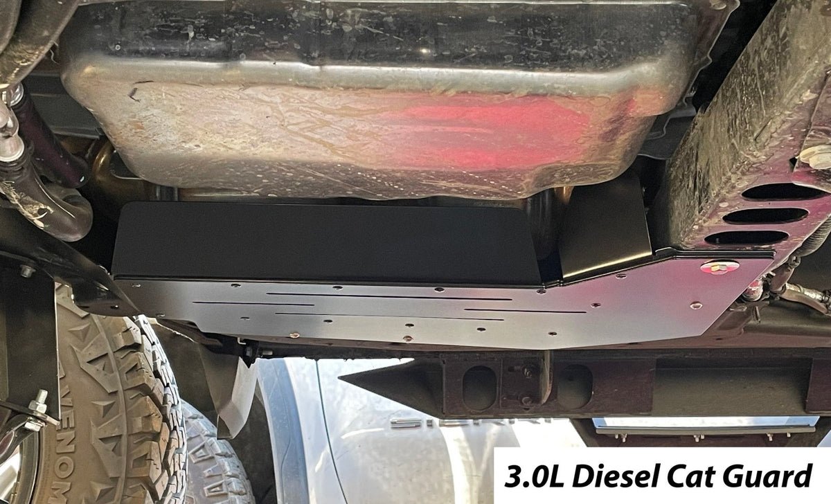 Chevrolet Silverado / GMC Sierra 1500 Catalytic Converter Guard (2019-2026) VERSION 1