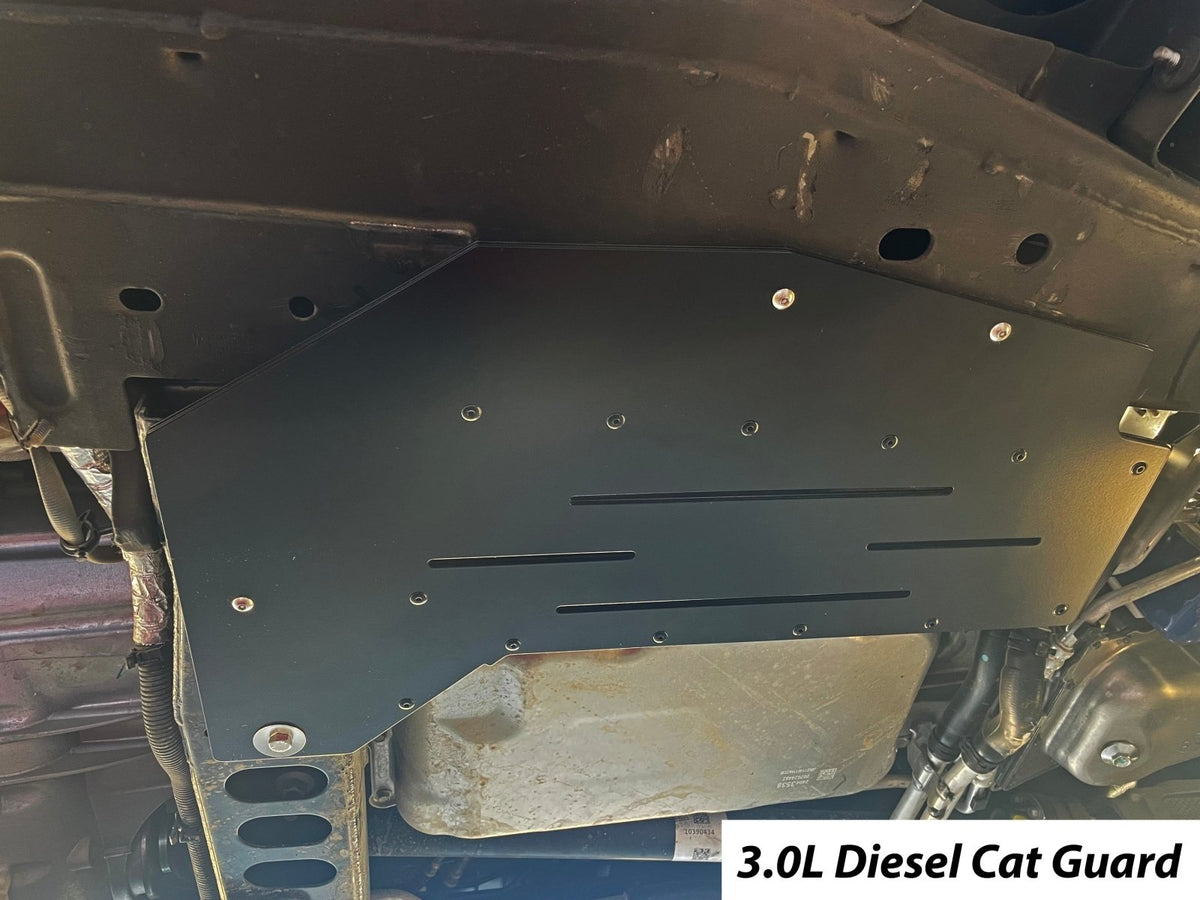Chevrolet Silverado / GMC Sierra 1500 Catalytic Converter Guard (2019-2026) VERSION 1