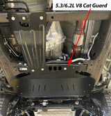 Chevrolet Silverado / GMC Sierra 1500 Catalytic Converter Guard (2019-2026) VERSION 1