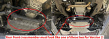 Chevrolet Silverado / GMC Sierra 1500 Catalytic Converter Guard (2019-2026) VERSION 2
