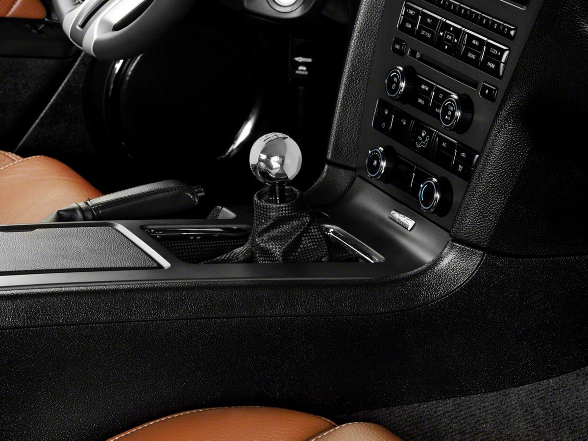 SpeedForm Modern Billet Retro Style 6-Speed Shift Knob; Chrome (11-14 Mustang GT, V6)