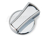 SpeedForm Modern Billet A/C Knob Covers; Chrome (05-09 Mustang)