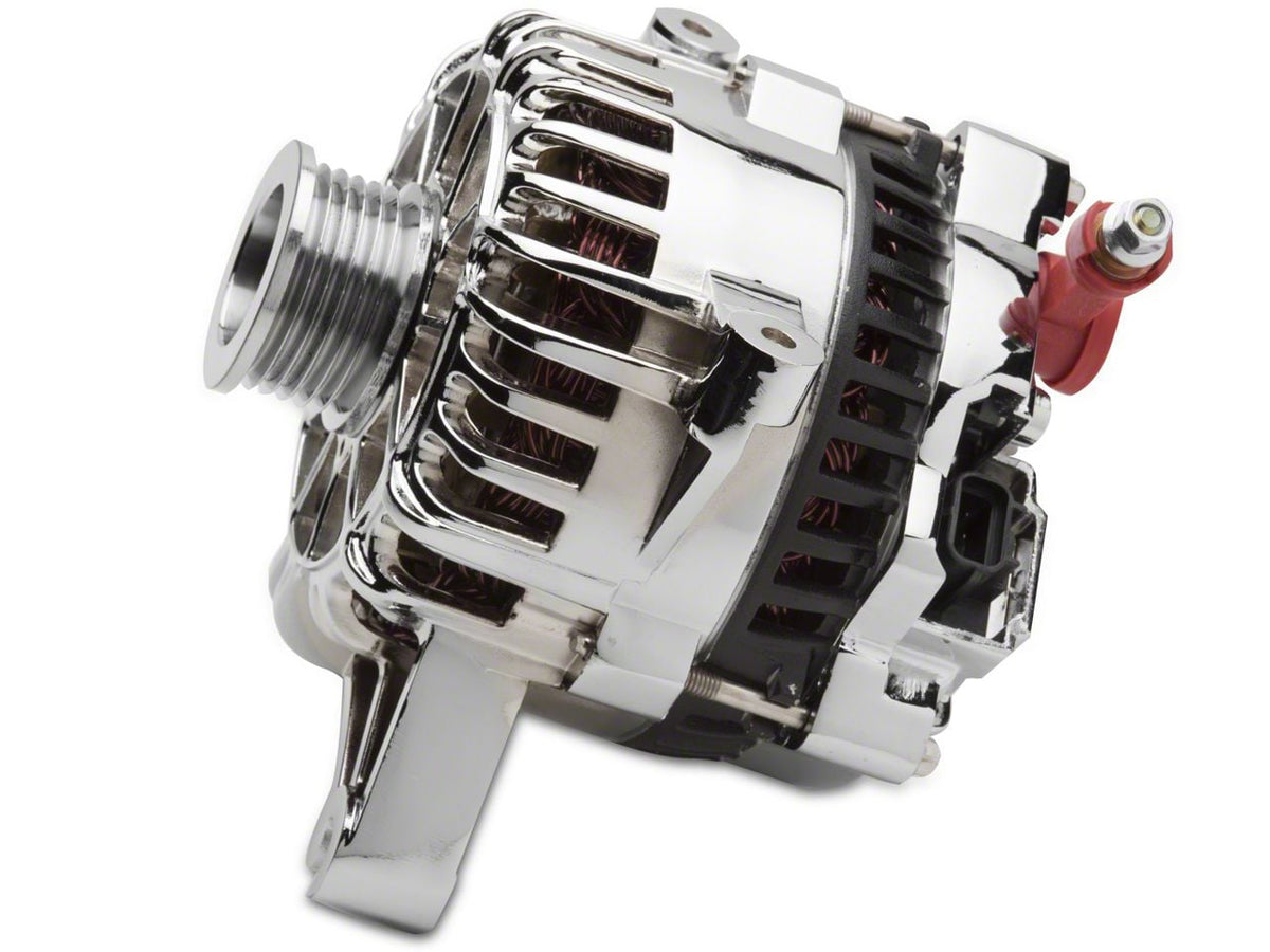 SR Performance Alternator; 105 Amp; Chrome (99-04 Mustang GT)