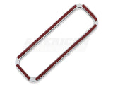 SpeedForm Modern Billet Console Button Bezel; Chrome (10-14 Mustang)
