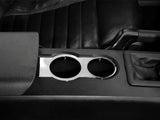 Speedform Modern Billet 3-Piece Radio Button Covers; Chrome (05-09 Mustang)