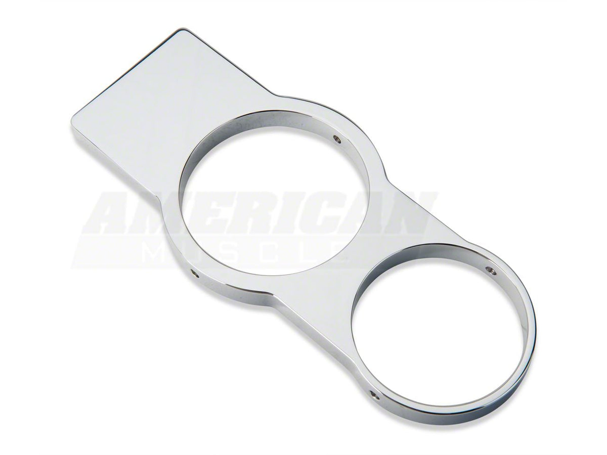 SpeedForm Modern Billet Cup Holder Bezel; Chrome (05-09 Mustang)