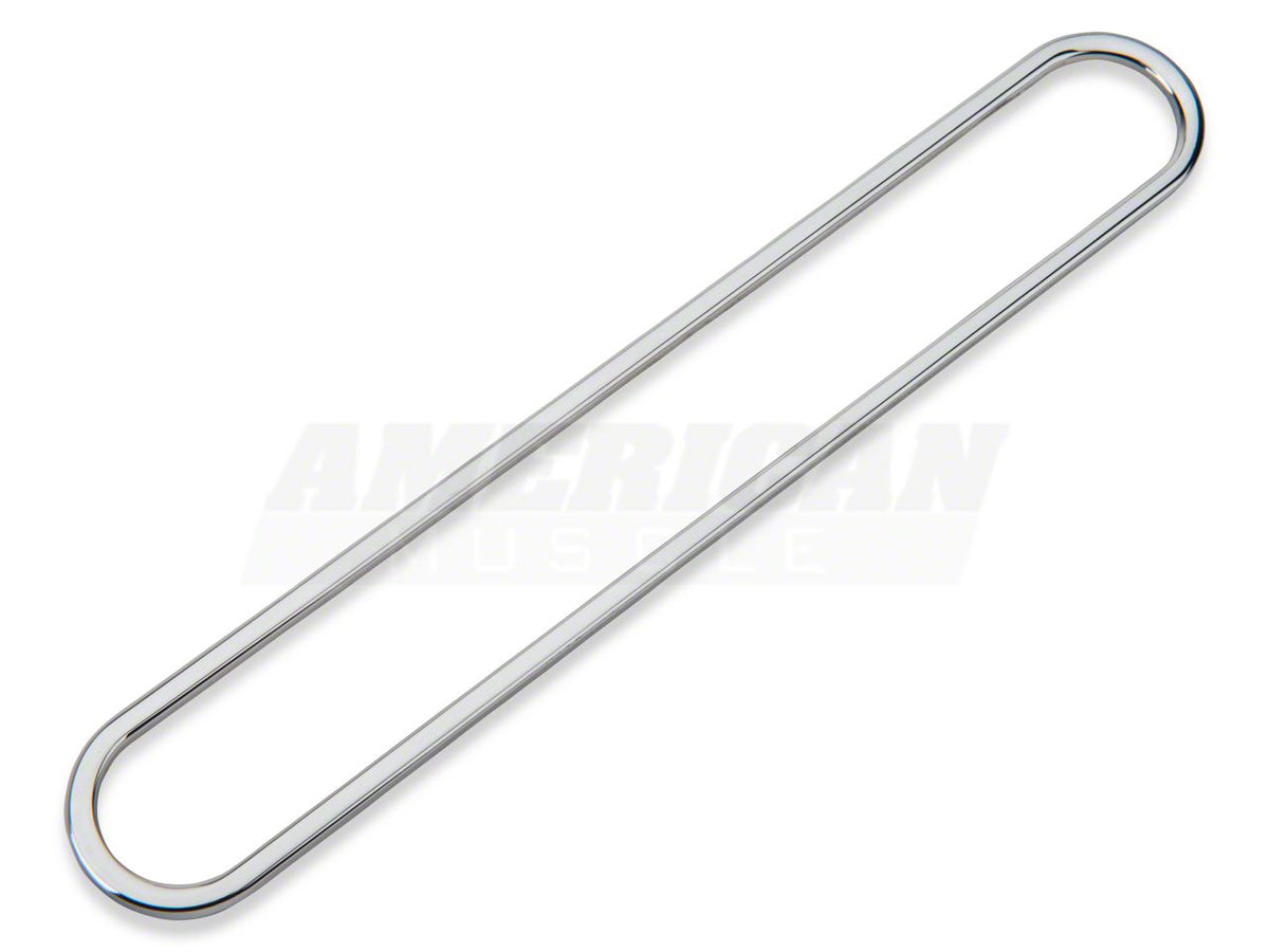 SpeedForm Modern Billet Dash Button Bezel; Chrome (05-09 Mustang)