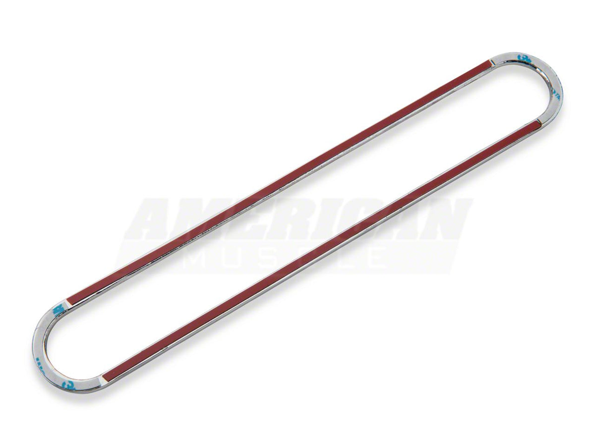 SpeedForm Modern Billet Dash Button Bezel; Chrome (05-09 Mustang)
