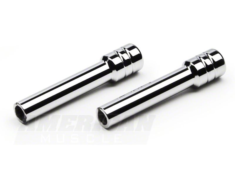 SpeedForm Modern Billet Door Lock Pins; Chrome (05-14 Mustang)