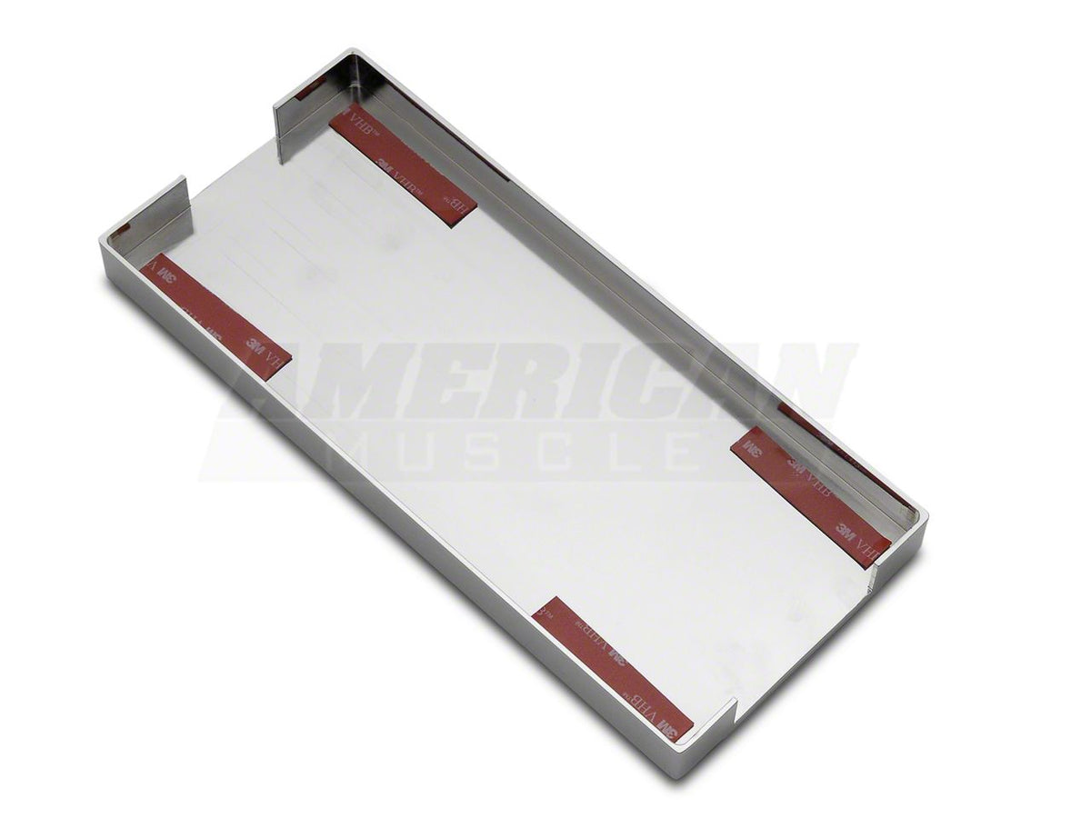 SpeedForm Modern Billet Fuse Box Cover; Chrome (10-14 Mustang)