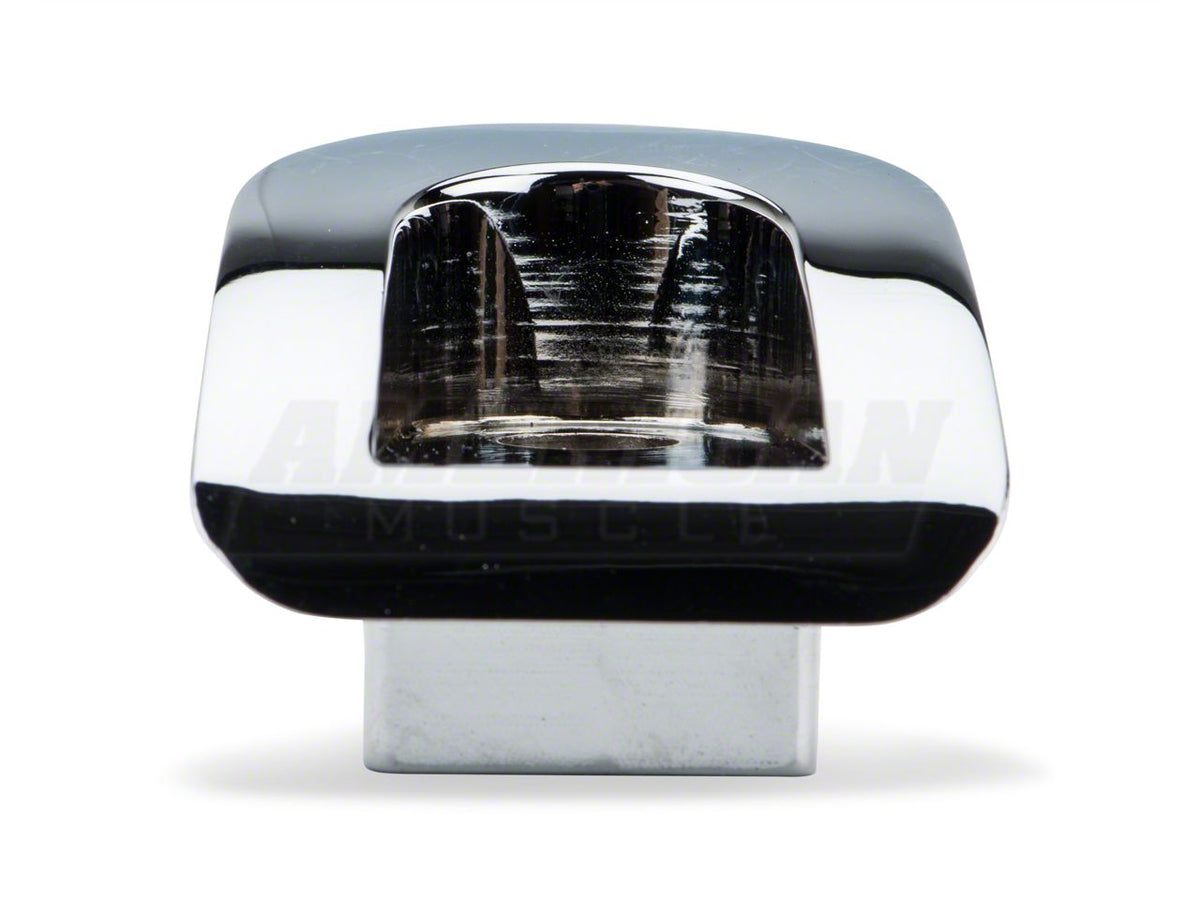 SpeedForm Modern Billet Door Lock Bezel; Chrome (05-14 Mustang)
