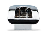 SpeedForm Modern Billet Door Lock Bezel; Chrome (05-14 Mustang)