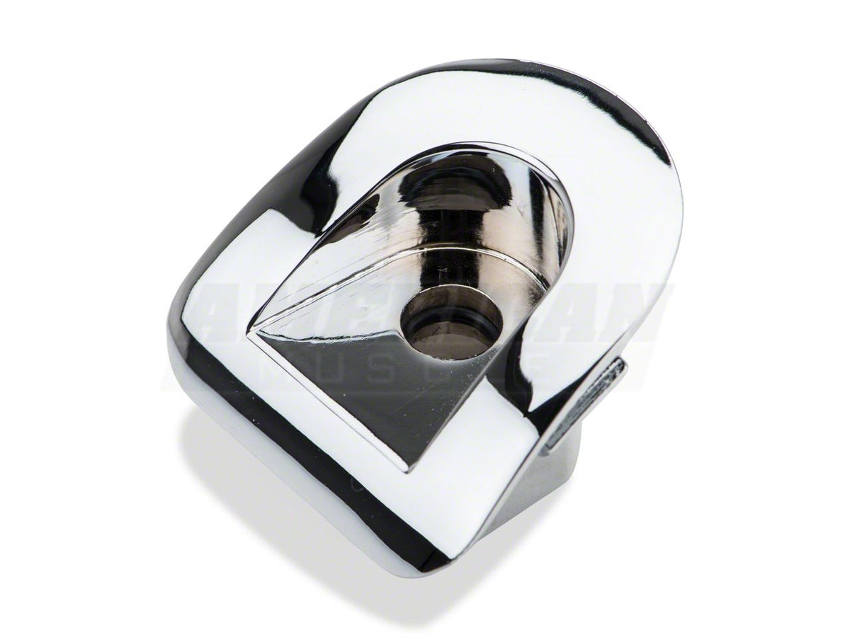 SpeedForm Modern Billet Door Lock Bezel; Chrome (05-14 Mustang)