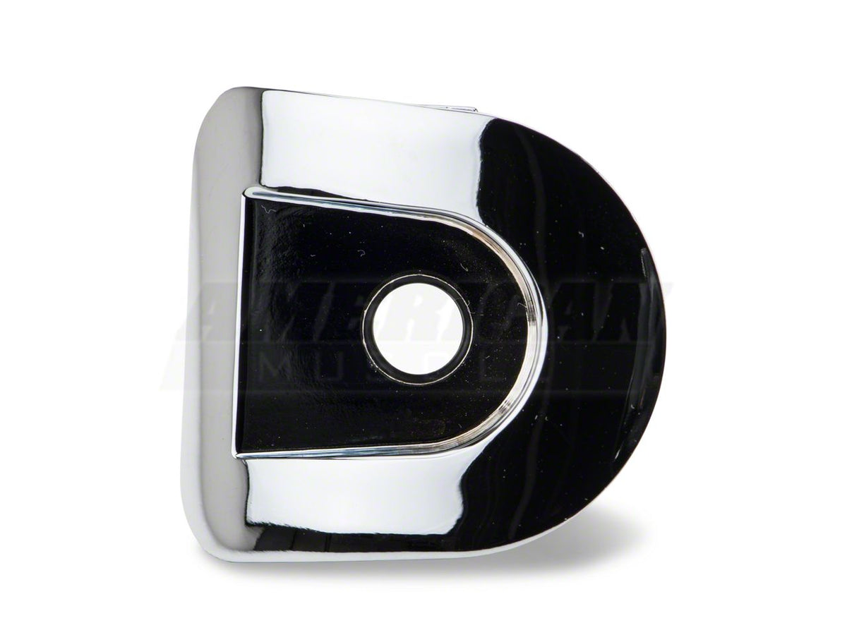 SpeedForm Modern Billet Door Lock Bezel; Chrome (05-14 Mustang)