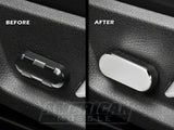 Speedform Modern Billet Seat Adjuster Cover; Chrome (05-14 Mustang)