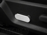 Speedform Modern Billet Seat Adjuster Cover; Chrome (05-14 Mustang)