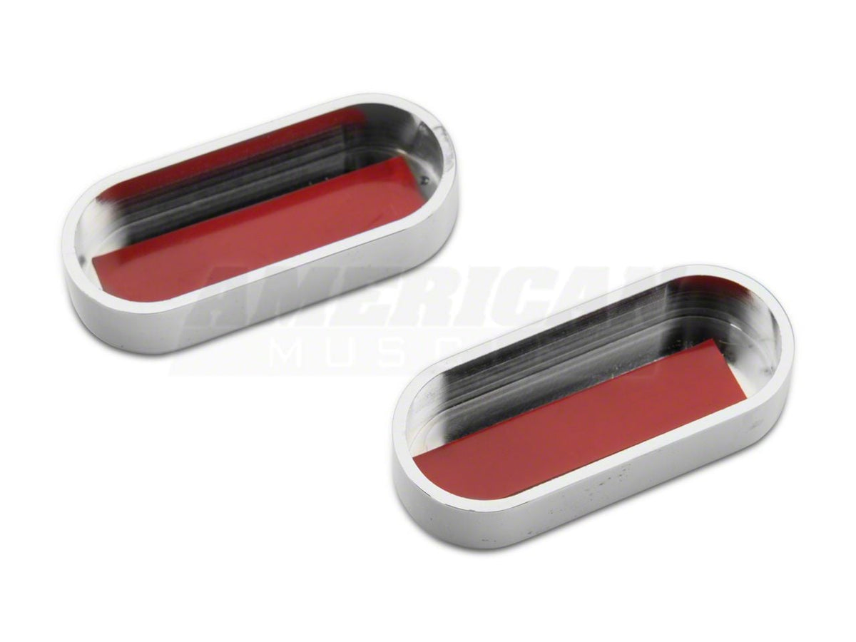 Speedform Modern Billet Seat Adjuster Cover; Chrome (05-14 Mustang)