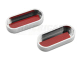 Speedform Modern Billet Seat Adjuster Cover; Chrome (05-14 Mustang)