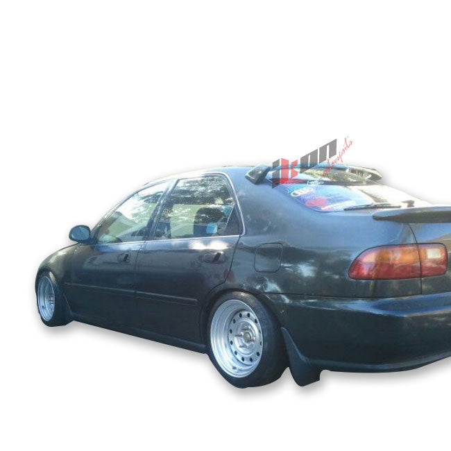 1992-1995 Honda Civic Sedan JDM Style Rear Roof Spoiler Carbon Fiber
