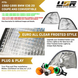 1992-1999 BMW E36 2D/Cabrio Darker Smoke Corner Lights