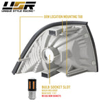 1992-1999 BMW E36 2D/Cabrio Darker Smoke Corner Lights