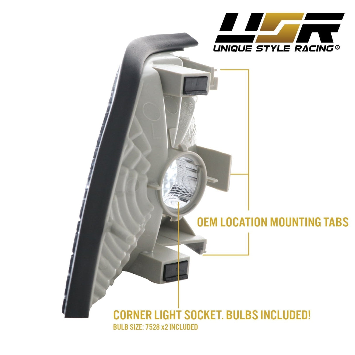 1992-1999 BMW E36 2D/Cabrio Darker Smoke Corner Lights