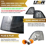 1992-1999 BMW E36 2D/Cabrio Darker Smoke Corner Lights