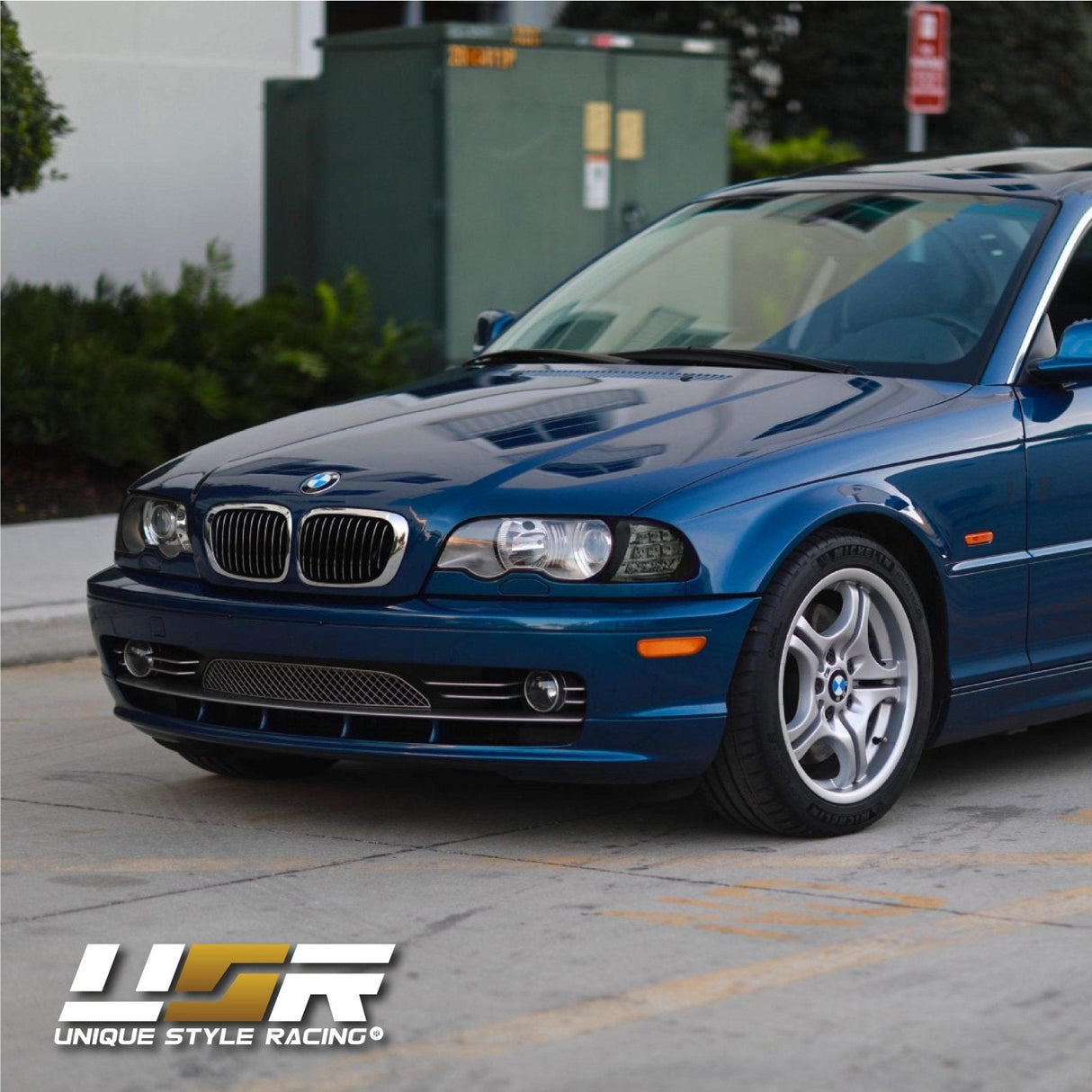 1999-2001 BMW E46 Crystal Smoke White LED Corner Lights