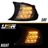 1999-2001 BMW E46 Crystal Smoke White LED Corner Lights