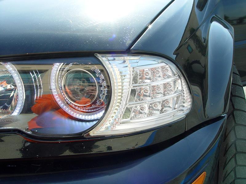 1999-2001 BMW E46 Crystal Smoke White LED Corner Lights