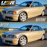 1999-2001 Bmw E46 2d/Cabrio Crystal Smoke Corner Lights
