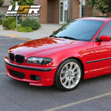 2002-2005 BMW E46 Black Smoke Corner Lights with Amber LED