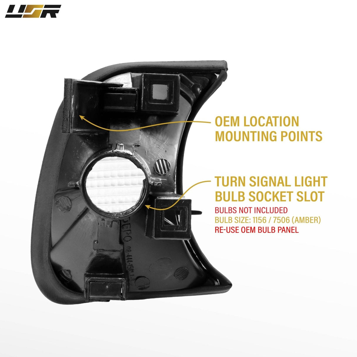 1989-1996 Bmw E34 Clear Corner Lights