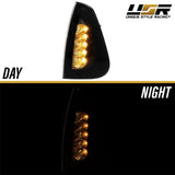 2006-2010 Dodge Charger Black Smoke Corner Light - White Led