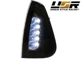 2006-2010 Dodge Charger Black Smoke Corner Light - White Led