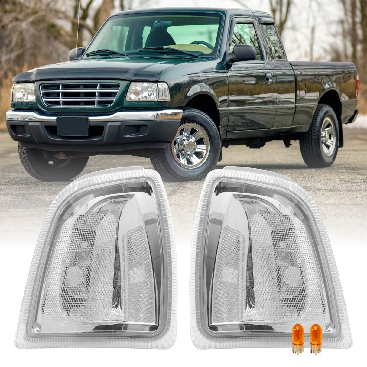 2001-2006 Ford Ranger Clear Corner Lights