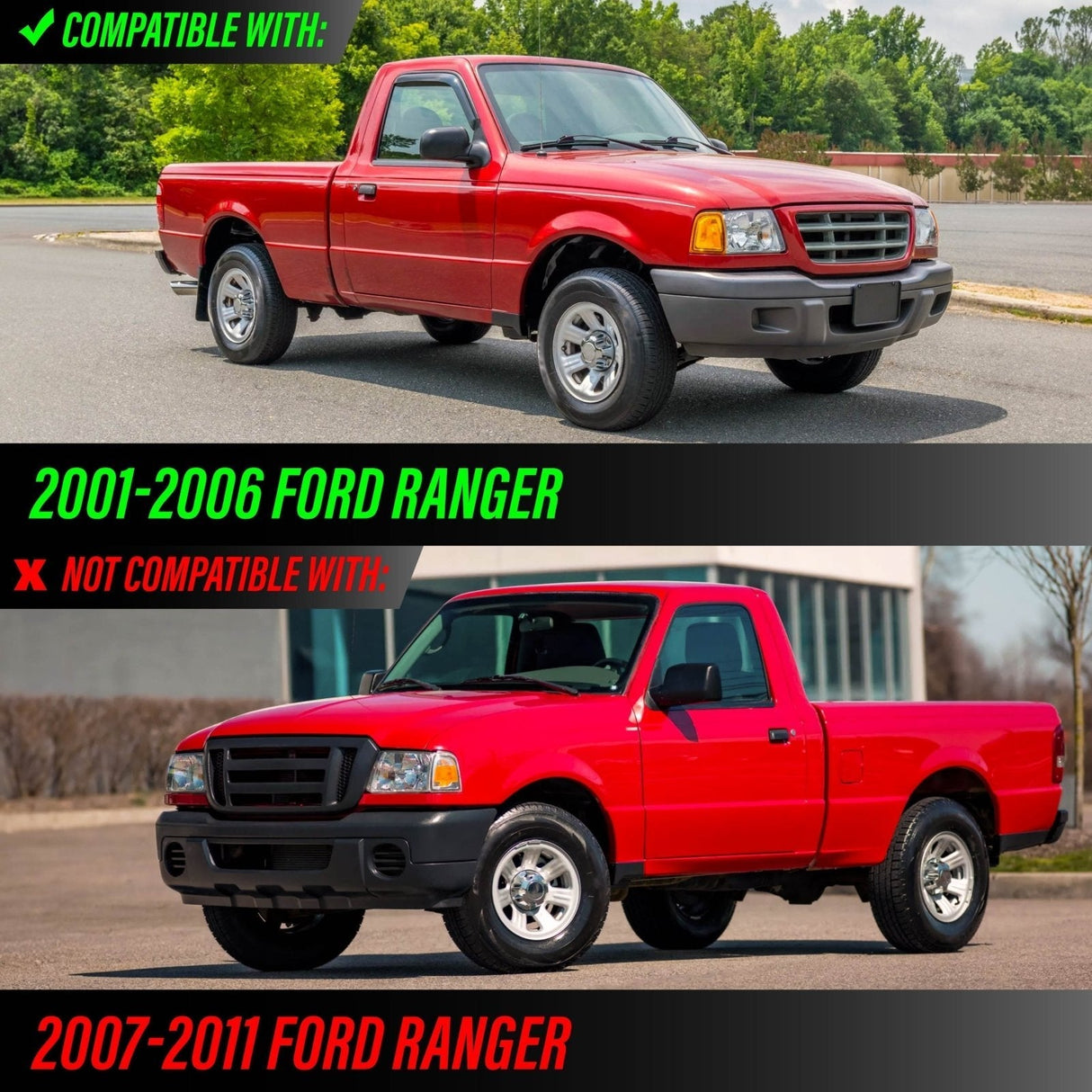 2001-2006 Ford Ranger Clear Corner Lights
