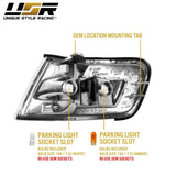 1994-1997 Honda Accord Euro Look Depo Smoke Corner Lights