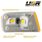 1988-1989 Honda CRX USDM Amber Corner Lights