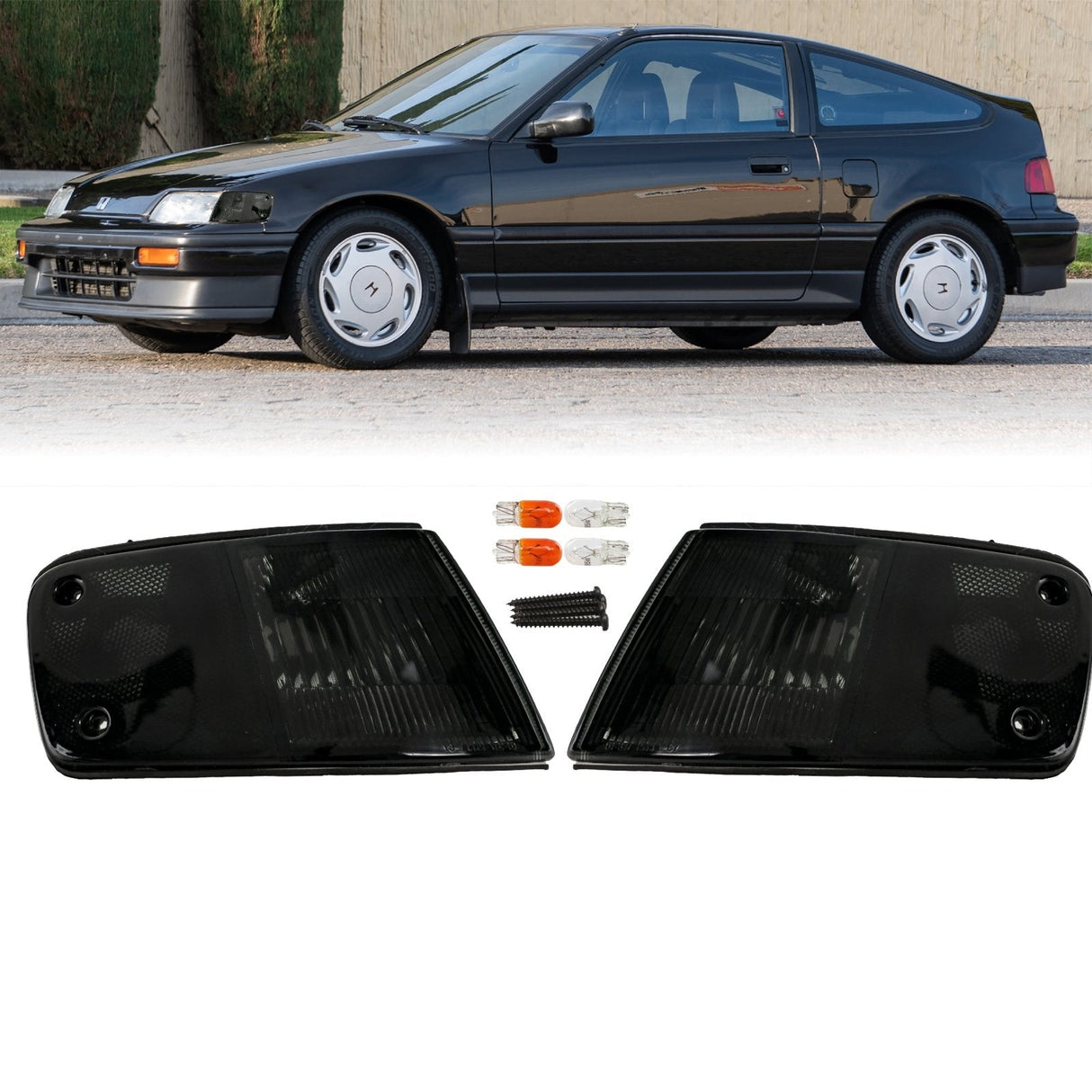 1988-1989 Honda CRX USDM Amber Corner Lights