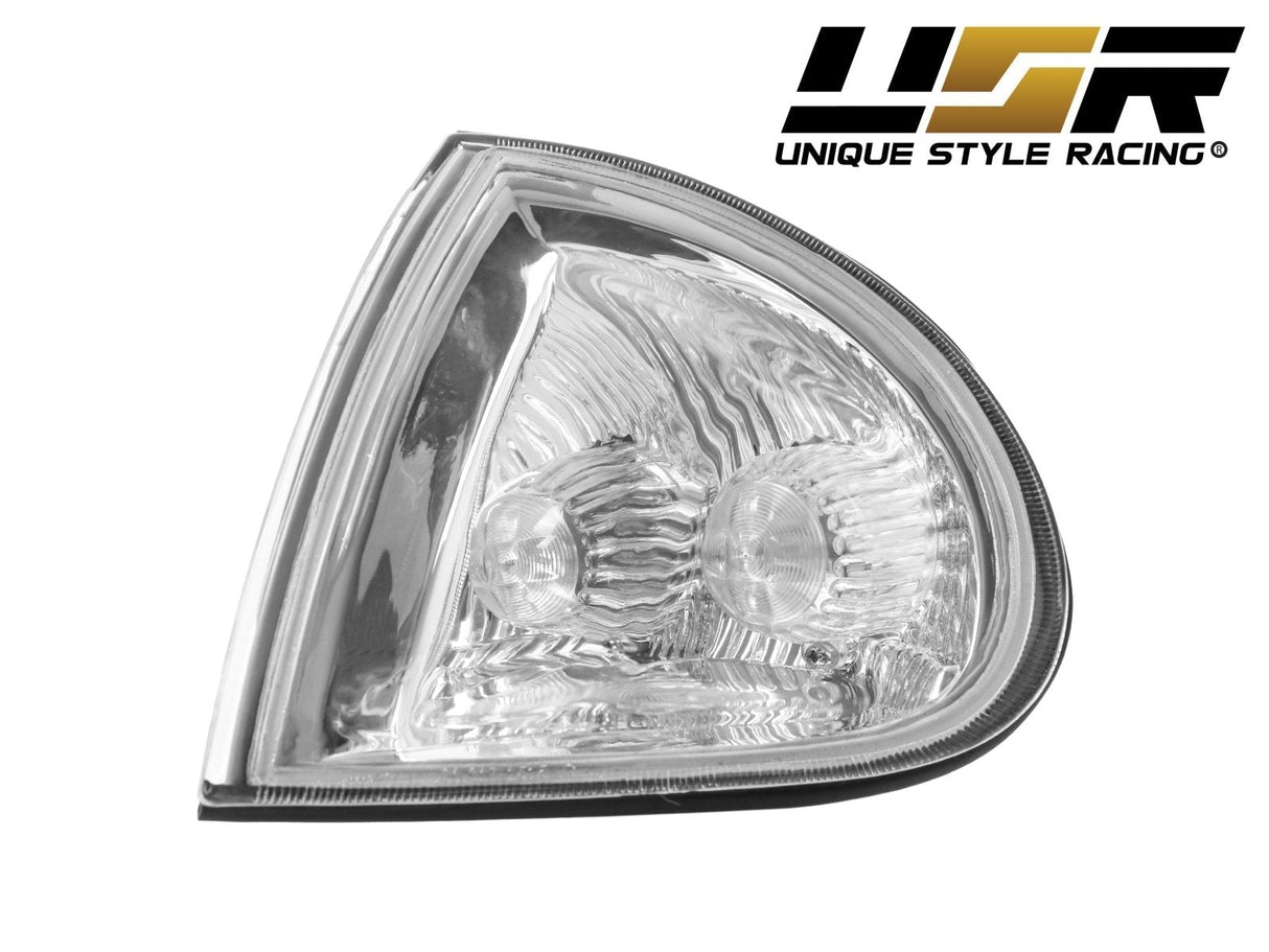 1993-1997 Honda Del Sol Black Clear Corner Lights