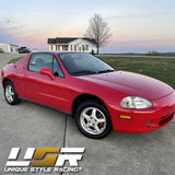 1993-1997 Honda Del Sol Black Clear Corner Lights