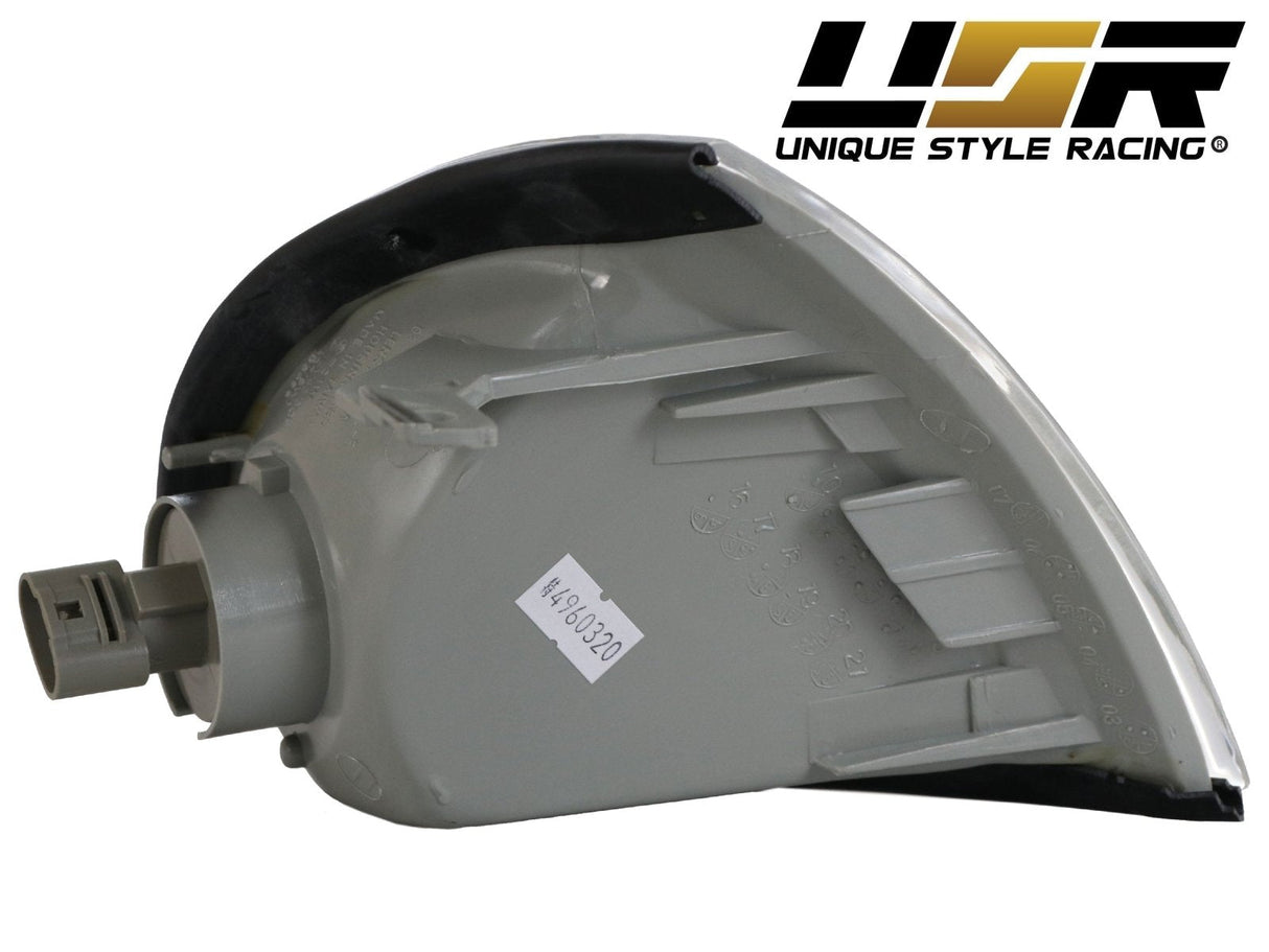 1993-1997 Honda Del Sol Black Clear Corner Lights