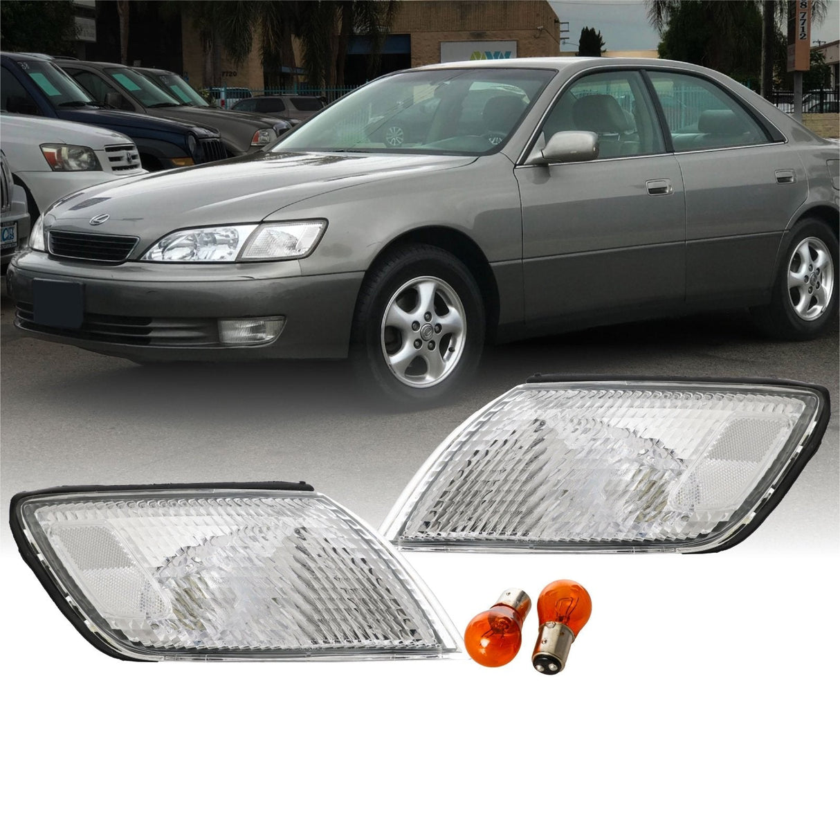 1997-1999 Lexus ES300 Clear Corner Lights