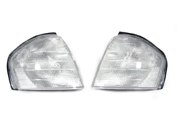 1994-2000 Mercedes W202 C-Class Clear Corner Lights