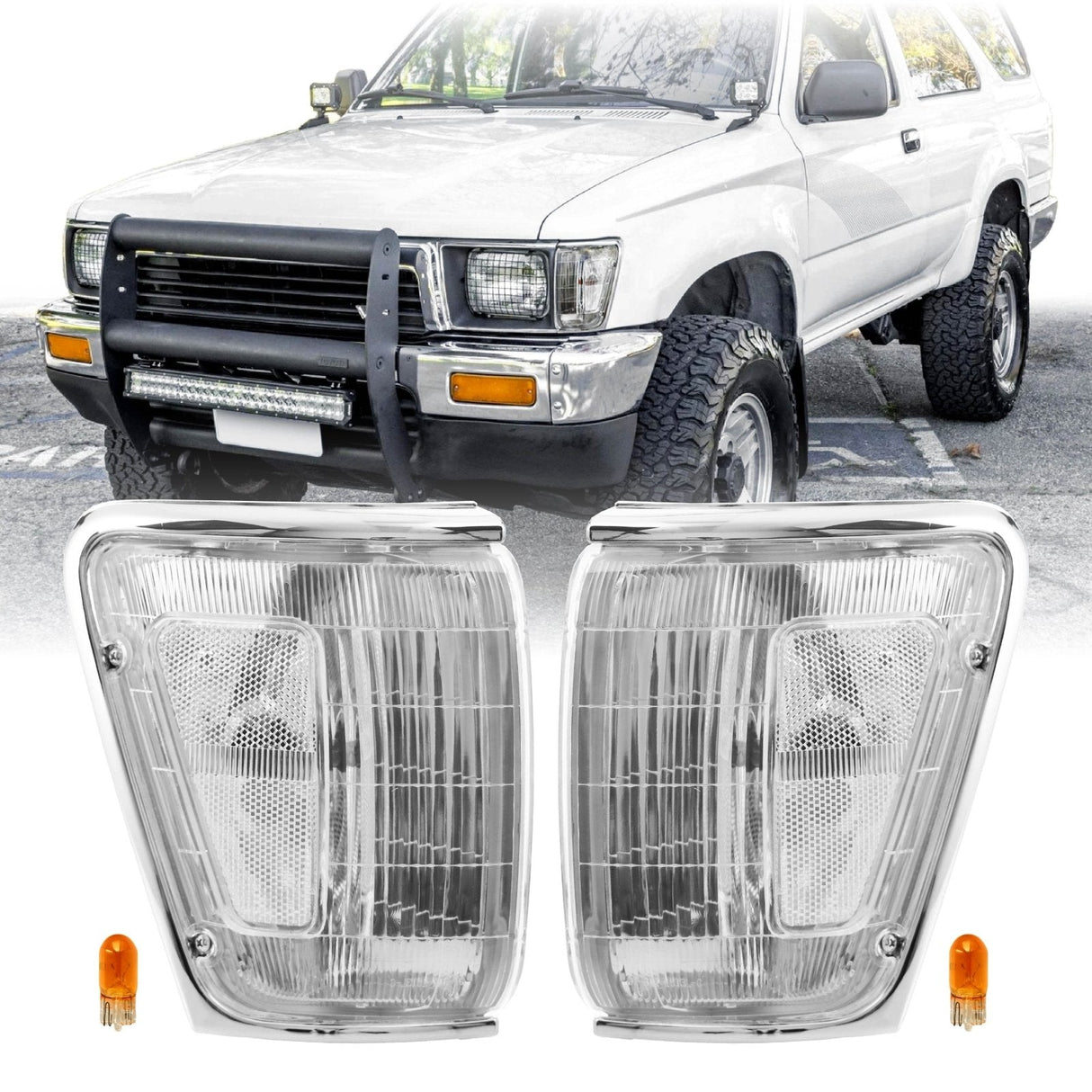 1990-1991 Toyota 4runner / 1989-91 Pickup Clear Corner Lights