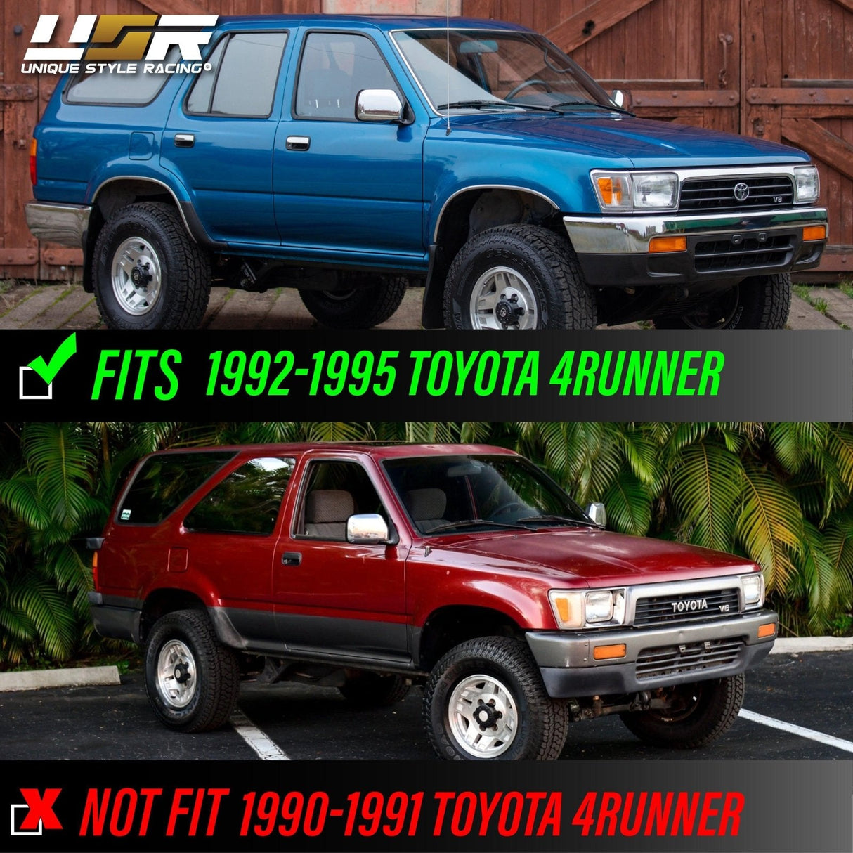 1992-1995 Toyota 4Runner Clear Corner Lights