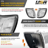 1996-1998 Toyota 4Runner Clear Corner Lights