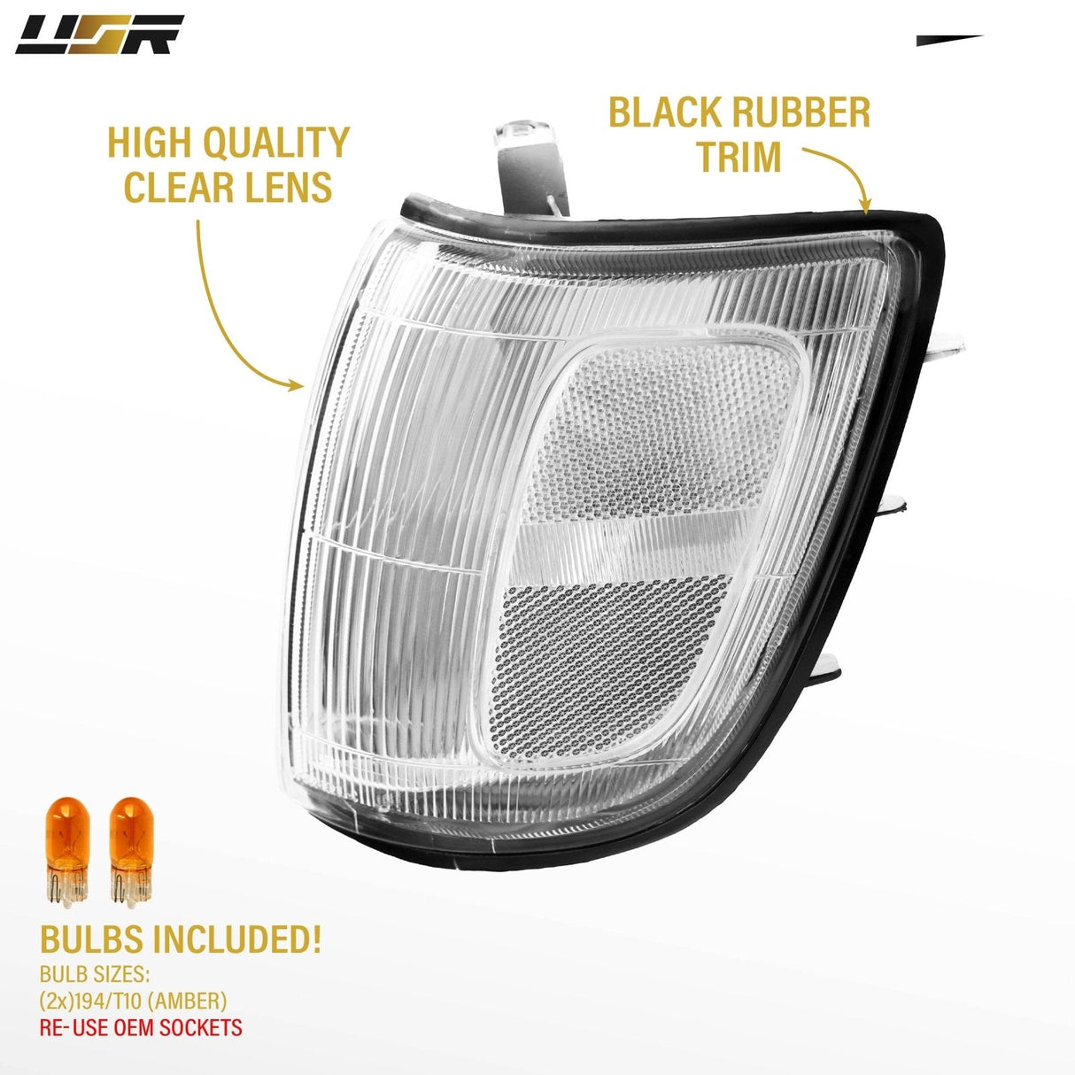 1996-1998 Toyota 4Runner Clear Corner Lights