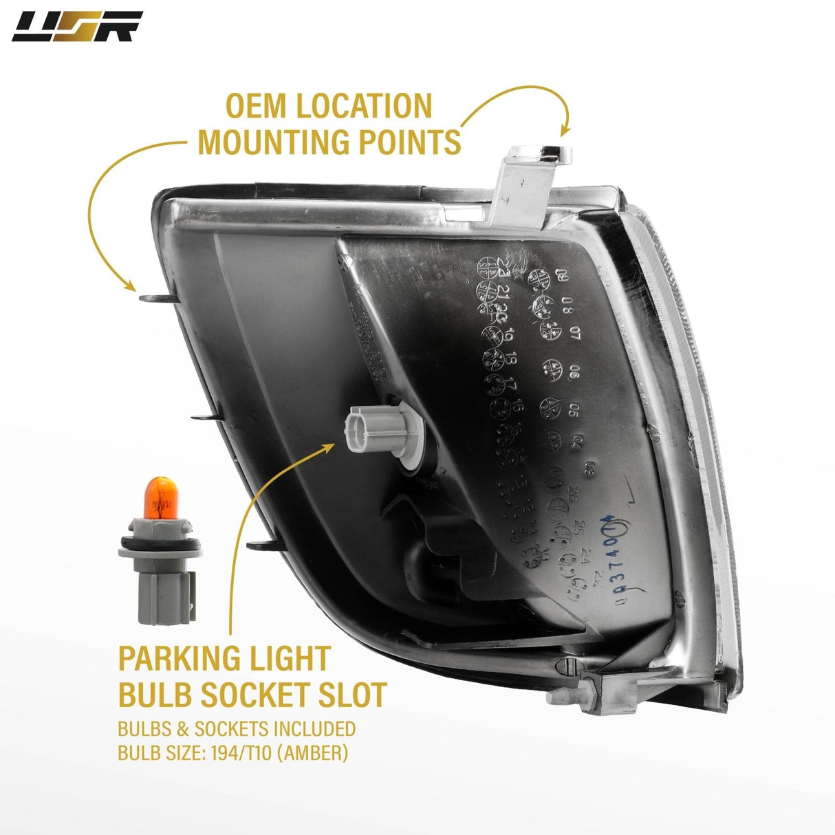 1999-2002 Toyota 4Runner Amber Corner Lights